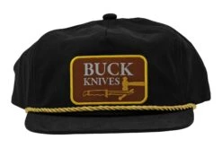 Buck Black Vintage Logo Cap 89163, Gorra