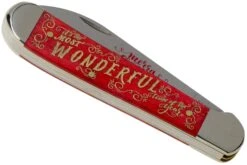 Case Copperhead, Christmas Gift Tin, Embellished Smooth Dark Red Bone, 10605, 6248W SS Navaja -Navaja Tienda CE10605 04 case