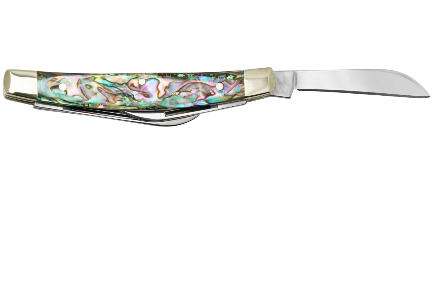 Case Small Congress 12026 Smooth Abalone, Navaja Con Velvet Box 4 Case Small Congress 12026 Smooth Abalone, Navaja Con Velvet Box - Image 2