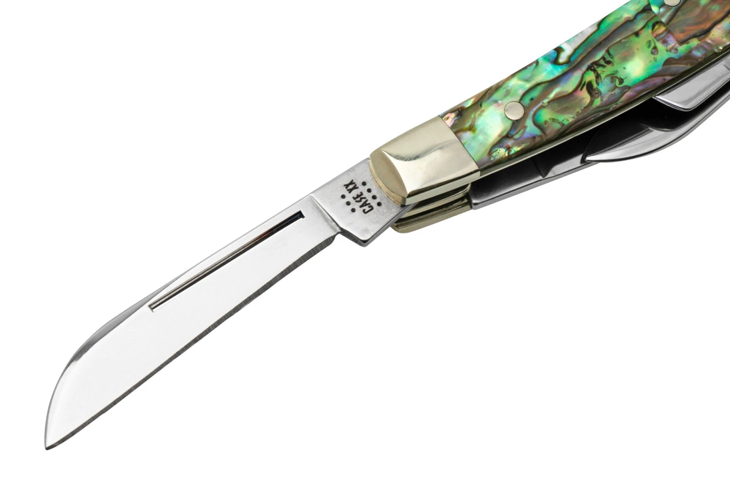 Case Small Congress 12026 Smooth Abalone, Navaja Con Velvet Box 5 Case Small Congress 12026 Smooth Abalone, Navaja Con Velvet Box - Image 3