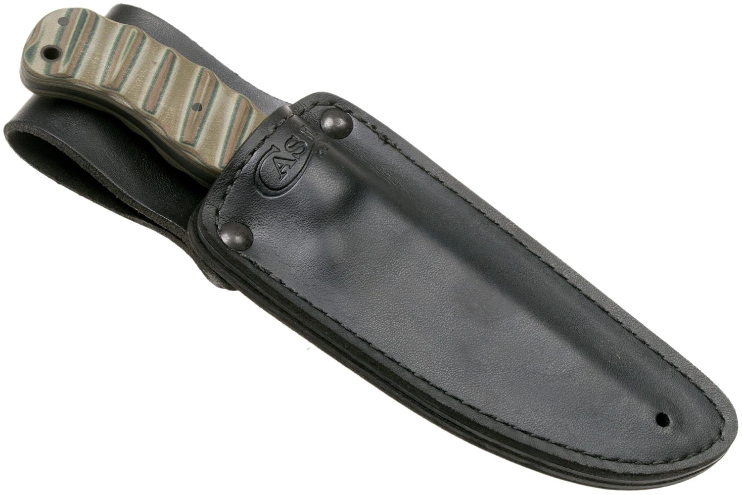 Case Winkler Skinner 43171 Kevin Holland, Sculpted Multi-Camo G10, Leather Sheath Cuchillo De Caza 8 Case Winkler Skinner 43171 Kevin Holland, Sculpted Multi-Camo G10, Leather Sheath Cuchillo De Caza - Image 6