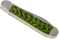 Case Copperhead Green & Black Carbon Fibre-G10 Weave Smooth, 50713, 10249W SS Navaja -Navaja Tienda CE50713 04 case