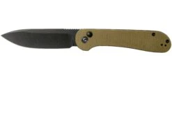 Civivi Elementum Button Lock C2103B Black, Olive Micarta Navaja