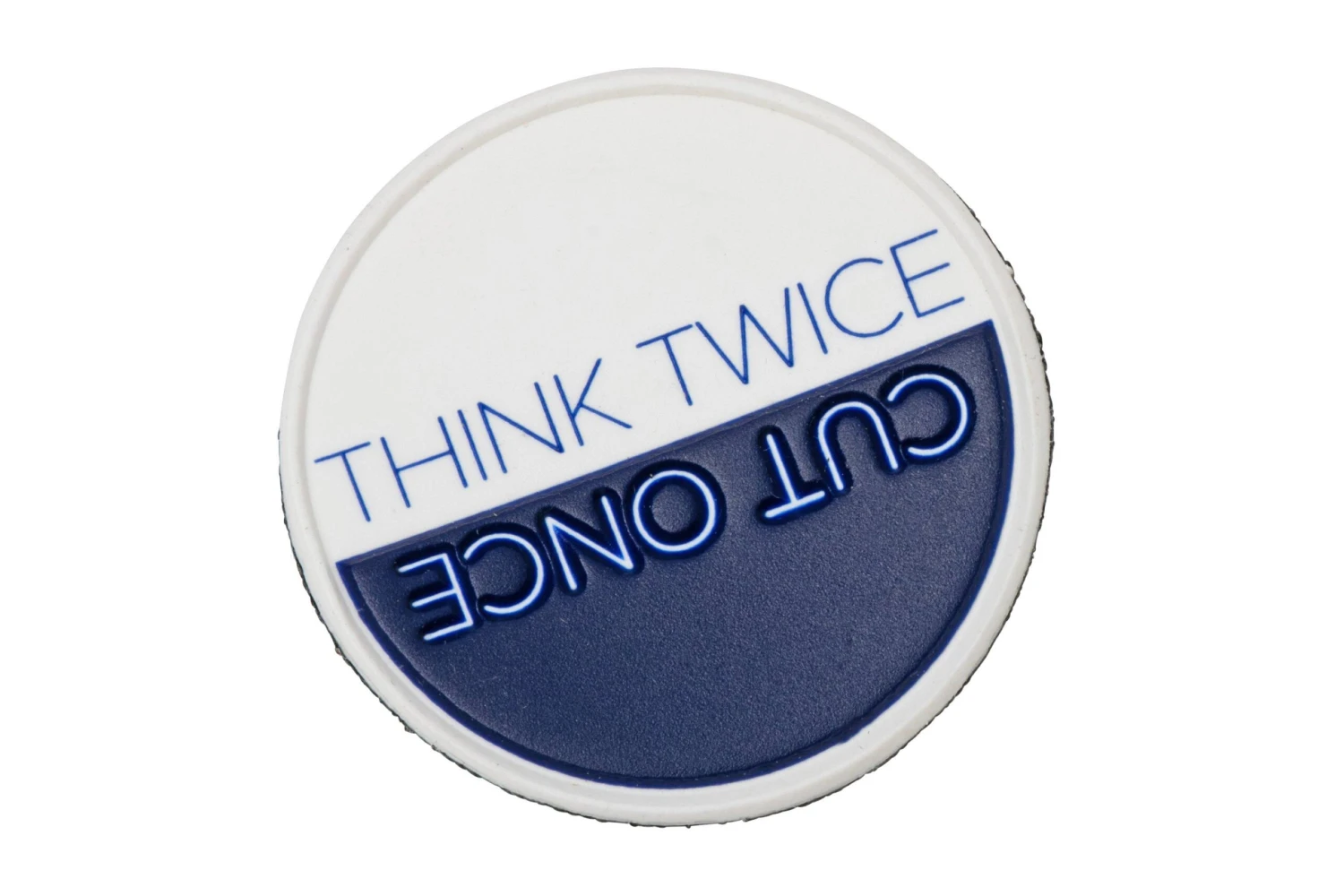 Chris Reeve Patch PVC, Think Twice Cut Once CRK-2003 3 Chris Reeve Patch PVC, Think Twice Cut Once CRK-2003