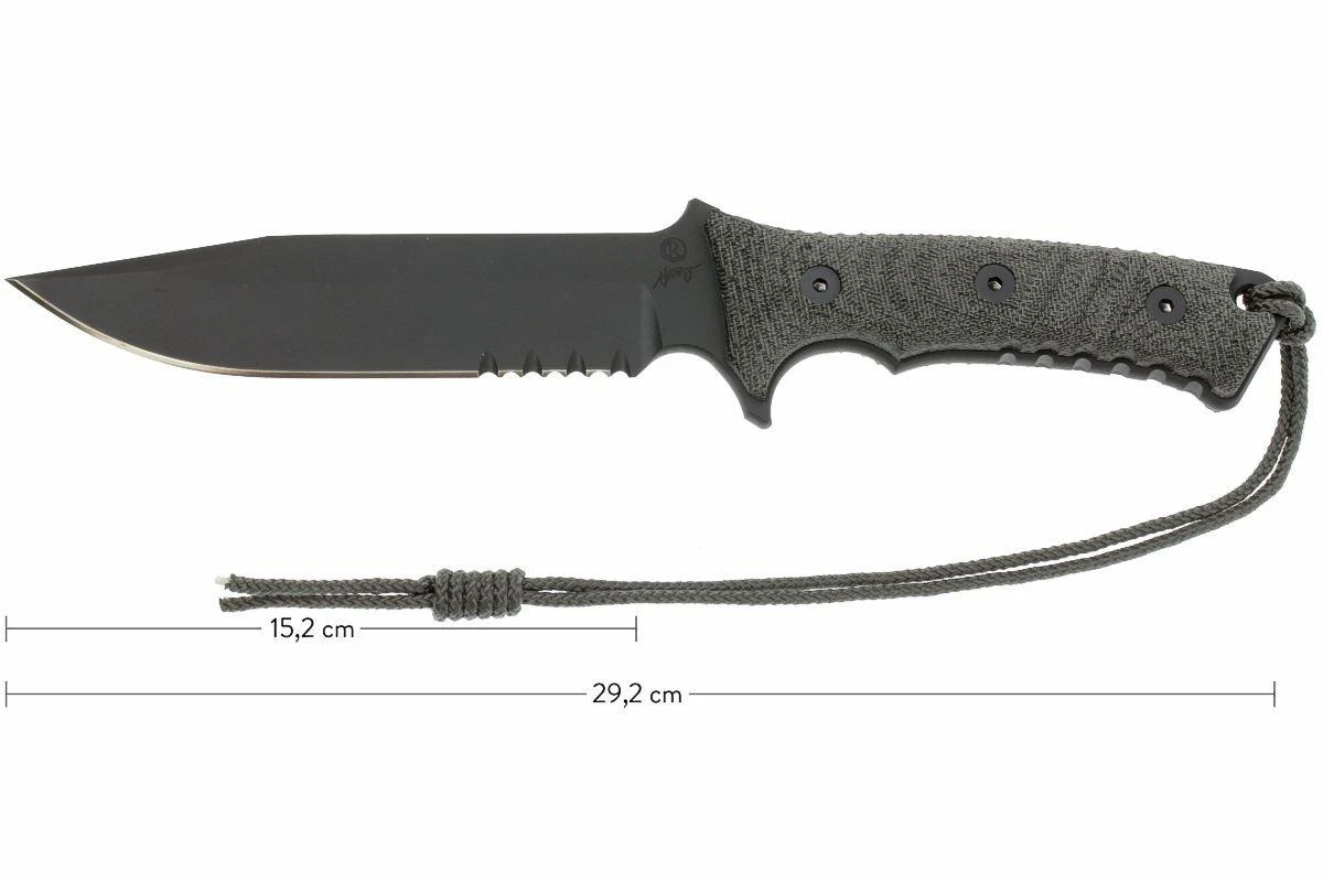 Chris Reeve Pacific Black PAC-1001 Cuchillo De Supervivencia, Dentado 3 Chris Reeve Pacific Black PAC-1001 Cuchillo De Supervivencia, Dentado