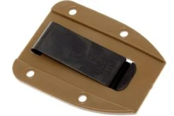 ESEE Clip De Cinturón-placa Para Model 3 & 4 Fundas, Coyote Brown -Navaja Tienda EE CLIP PLATE 3 4 CB 02 esee ee clip plate 3 4 cb 02