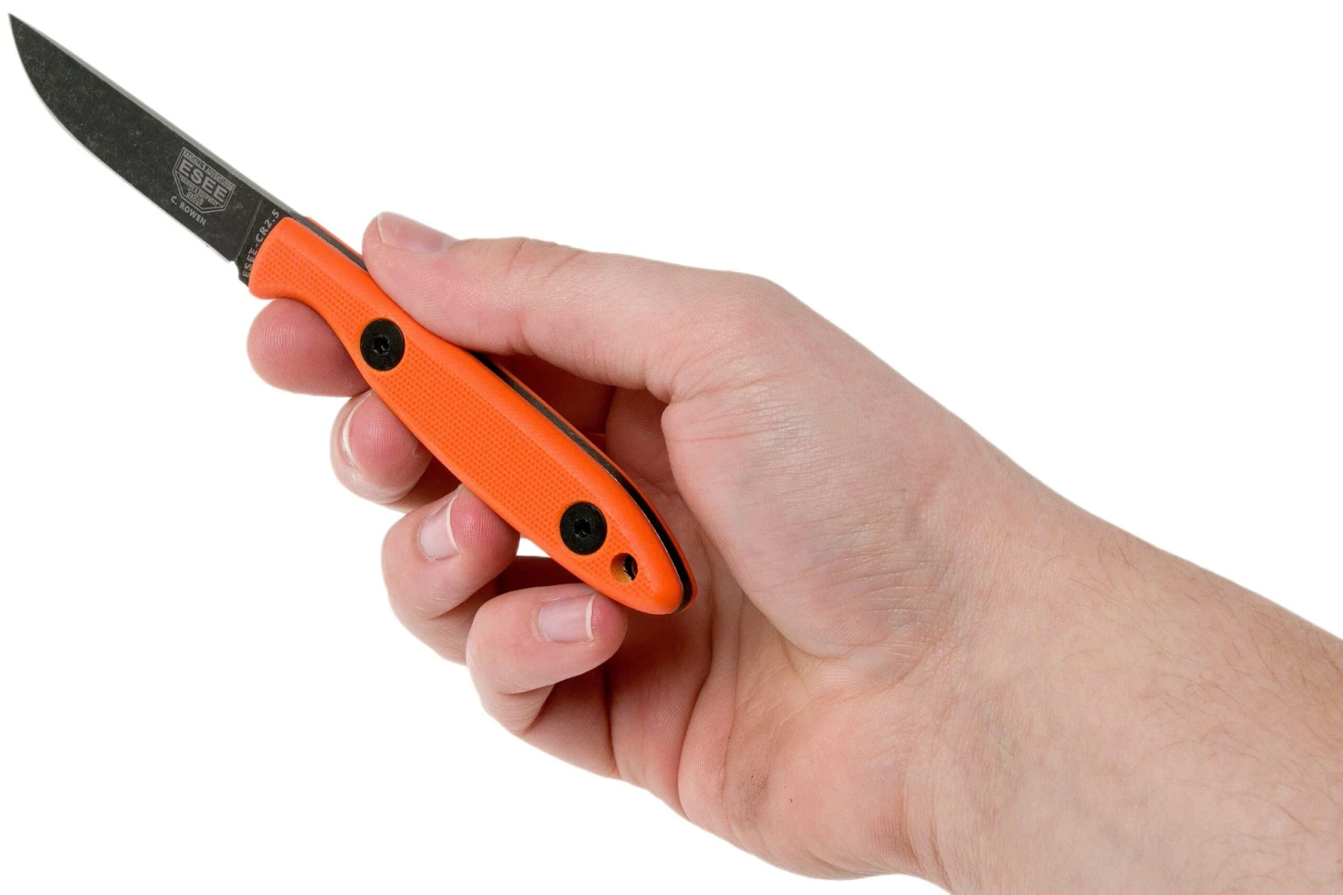 ESEE Camp-Lore CR 2.5 Orange, Black Oxide Coating Cuchillo Fijo, Cody Rowen Design 8 ESEE Camp-Lore CR 2.5 Orange, Black Oxide Coating Cuchillo Fijo, Cody Rowen Design - Image 6