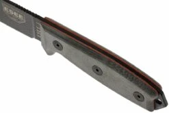 ESEE Model 3 Black Blade, Grey Handle 3P-MB-B Con Funda + Clip Y MOLLE-back -Navaja Tienda EE ESEE 3P MB B 04 esee knives model 3 ee esee 3p mb b d4