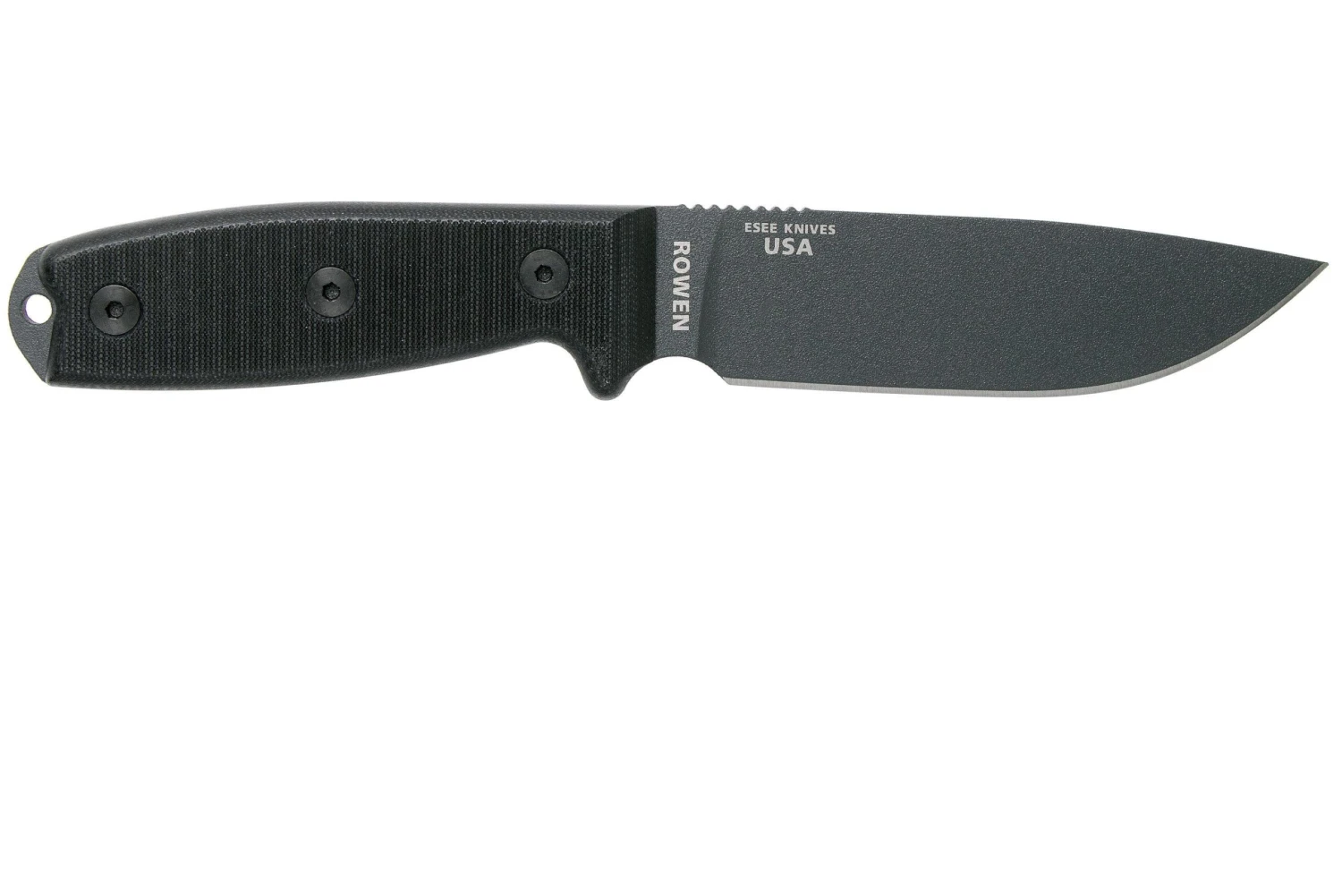 ESEE Model 4 Tactical Gunsmoke, Black Handle 4P-TG-B Con Funda + Clip 4 ESEE Model 4 Tactical Gunsmoke, Black Handle 4P-TG-B Con Funda + Clip - Image 2