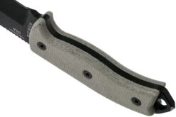 ESEE Model 5 Black Blade, Desert Tan Handle 5P-BK Con Funda Kydex + Clip De Cinturón -Navaja Tienda EE ESEE 5P BK 04 esee knives v2018