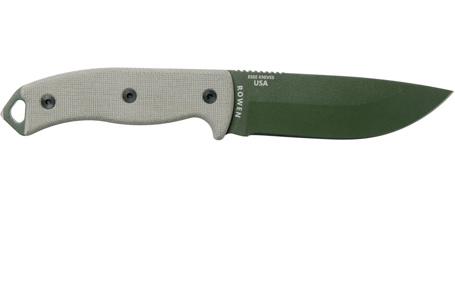 ESEE Model 5 OD Blade, Desert Tan Handle 5P-KO-OD Cuchillo De Supervivencia Sin Funda 4 ESEE Model 5 OD Blade, Desert Tan Handle 5P-KO-OD Cuchillo De Supervivencia Sin Funda - Image 2