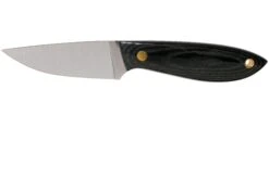 Brisa Bobtail 80, 035-L Flat Black Micarta, Cuchillo De Cuello