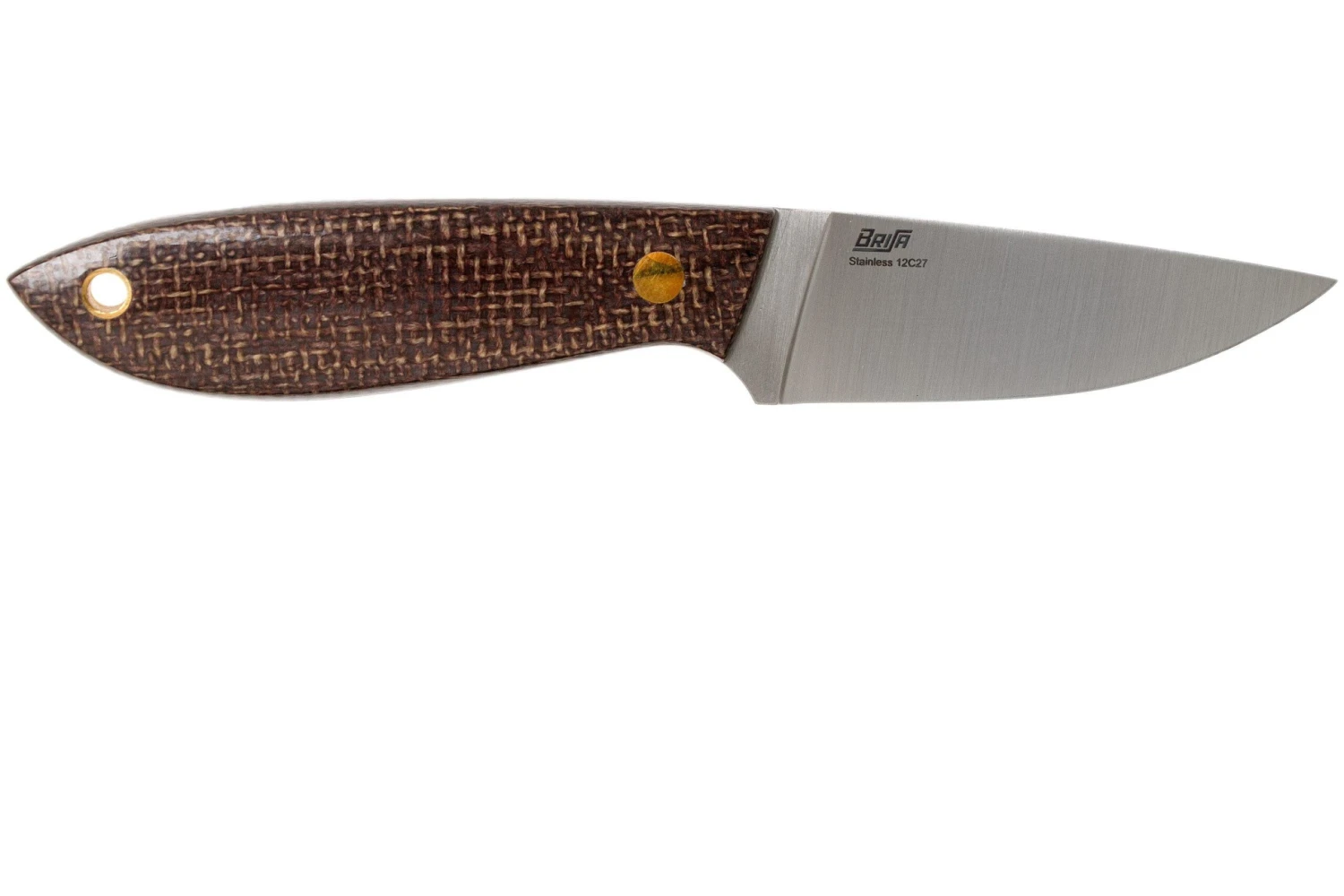 Brisa Bobtail 80, 036-L Flat Bison Micarta, Cuchillo De Caza 4 Brisa Bobtail 80, 036-L Flat Bison Micarta, Cuchillo De Caza - Image 2