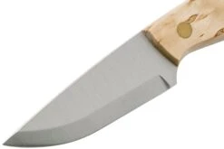 Brisa Bobtail 80 Curly Birch Handle, 12C27 Scandi, Funda De Cuero 9949 -Navaja Tienda ENZ 9949 03 enzo brisa v202010