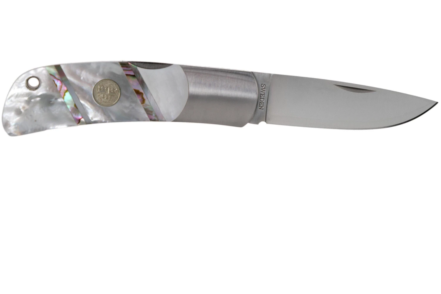 Fällkniven TK3 Tre Kronor Mother Of Pearl TK3mopc Cuchillo De Caballero 4 Fällkniven TK3 Tre Kronor Mother Of Pearl TK3mopc Cuchillo De Caballero - Image 2