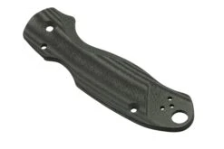 Flytanium Spyderco Para 3 Cachas, Lotus Black Linen Micarta -Navaja Tienda FLY 1021 02 flytanium