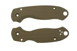 Flytanium Spyderco Para 3 Cachas, Lotus OD Green G10