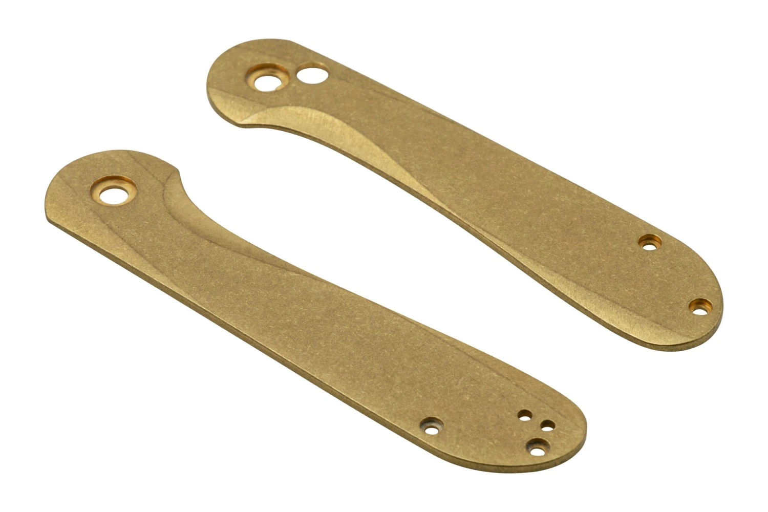 Flytanium Civivi Elementum Button Lock FLY-1258 Stonewashed Brass Scales 4 Flytanium Civivi Elementum Button Lock FLY-1258 Stonewashed Brass Scales - Image 2