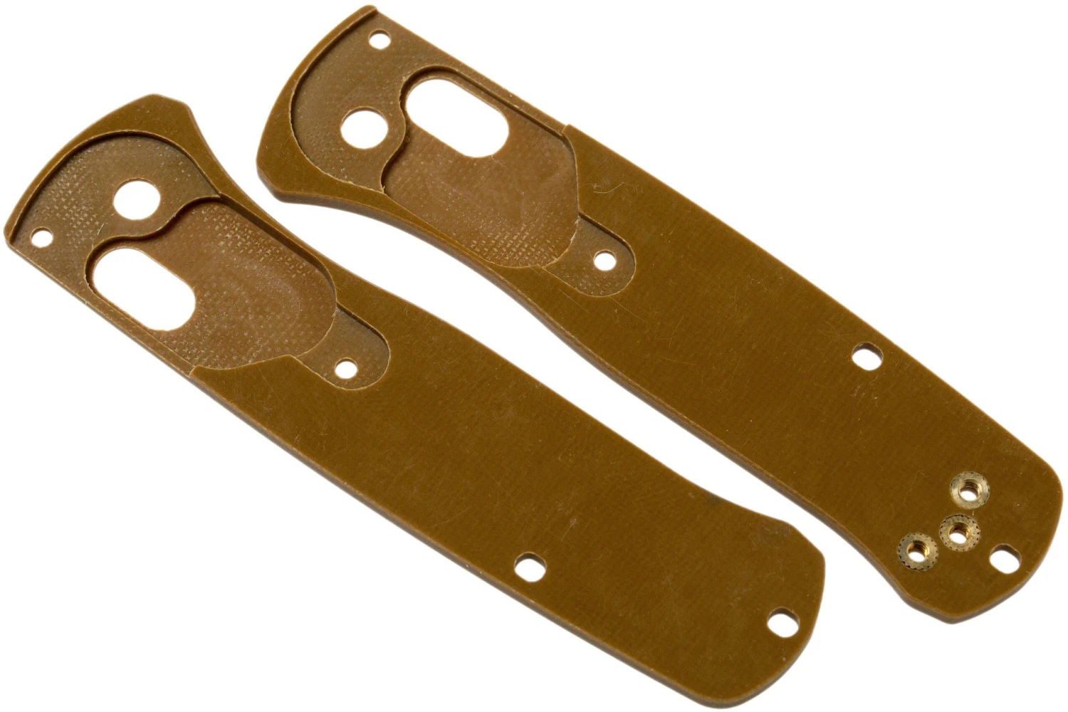 Flytanium Benchmade Mini-Bugout Scales, Tan G10 4 Flytanium Benchmade Mini-Bugout Scales, Tan G10 - Image 2