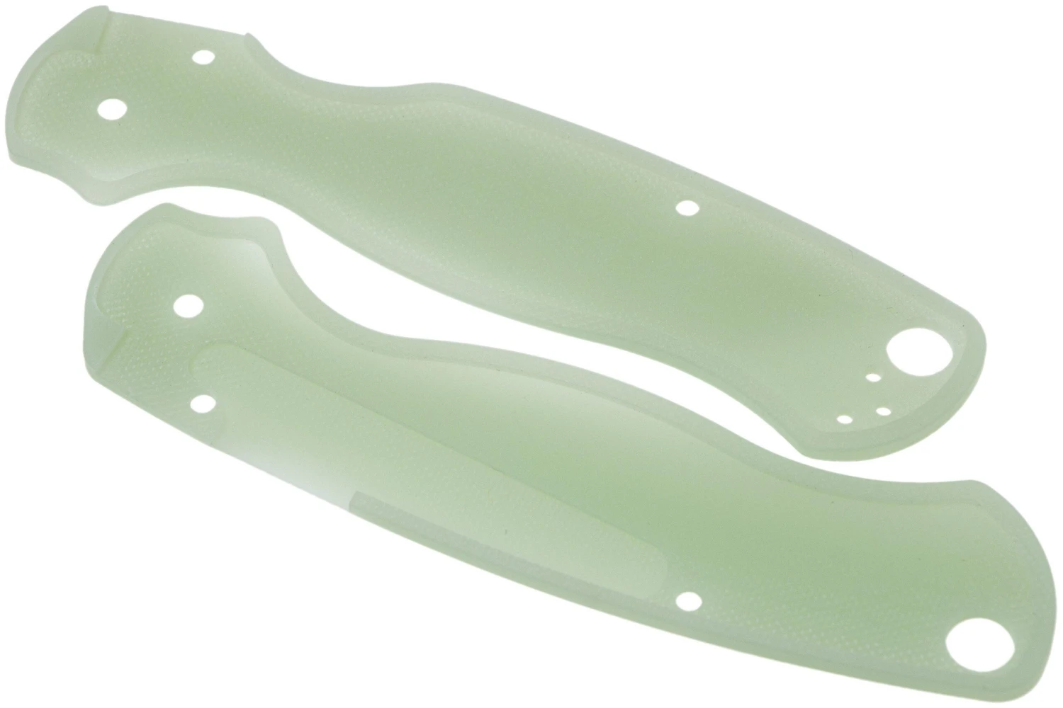 Flytanium Spyderco Paramilitary 2 Lotus Scales, Natural Jade G10 4 Flytanium Spyderco Paramilitary 2 Lotus Scales, Natural Jade G10 - Image 2