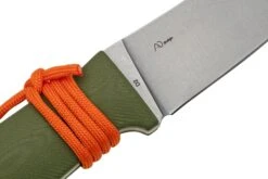 Black Fox Vesuvius Stonewashed D2 Blade, OD Green G10 Cuchillo Fijo -Navaja Tienda FOBF 710D2OD 05 blackfox