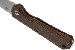 Fox Black Fox Ciol Folding Knife BF-748MIB Dark Brown Micarta Navaja, Denis Simonutti Design -Navaja Tienda FOBF 748MIB 05 fox knives