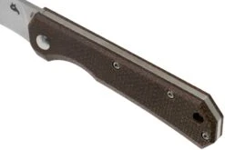 Fox Black Fox Ciol Folding Knife BF-748MIB Dark Brown Micarta Navaja, Denis Simonutti Design -Navaja Tienda FOBF 748MIB 07 fox knives