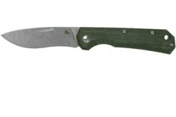 Fox Black Fox Ciol Folding Knife BF-748MI Green Micarta Navaja, Denis Simonutti Design