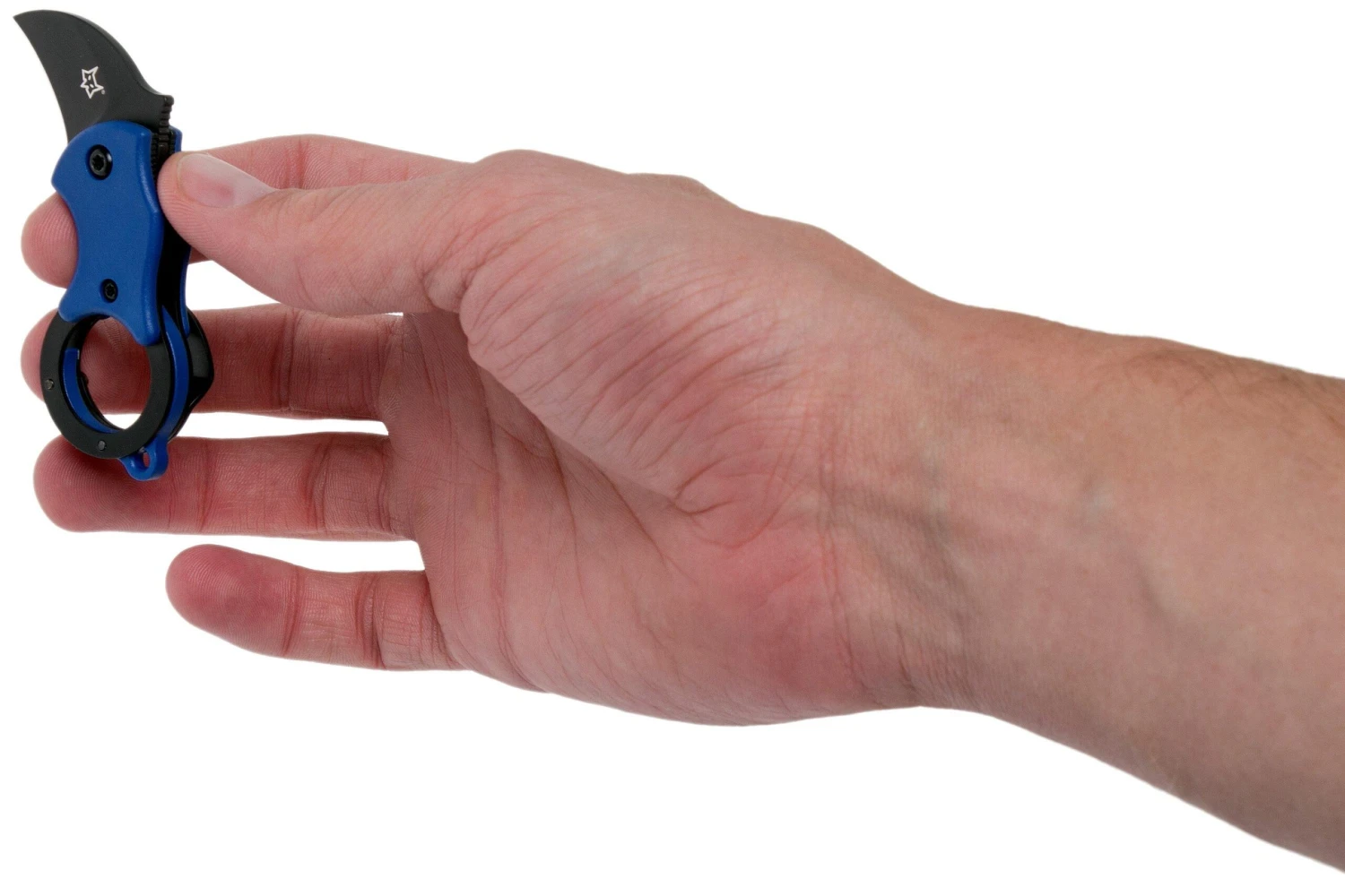 Fox Mini-KA FX-535BLB Blue & Black, Navaja Llavero Karambit 9 Fox Mini-KA FX-535BLB Blue & Black, Navaja Llavero Karambit - Image 7