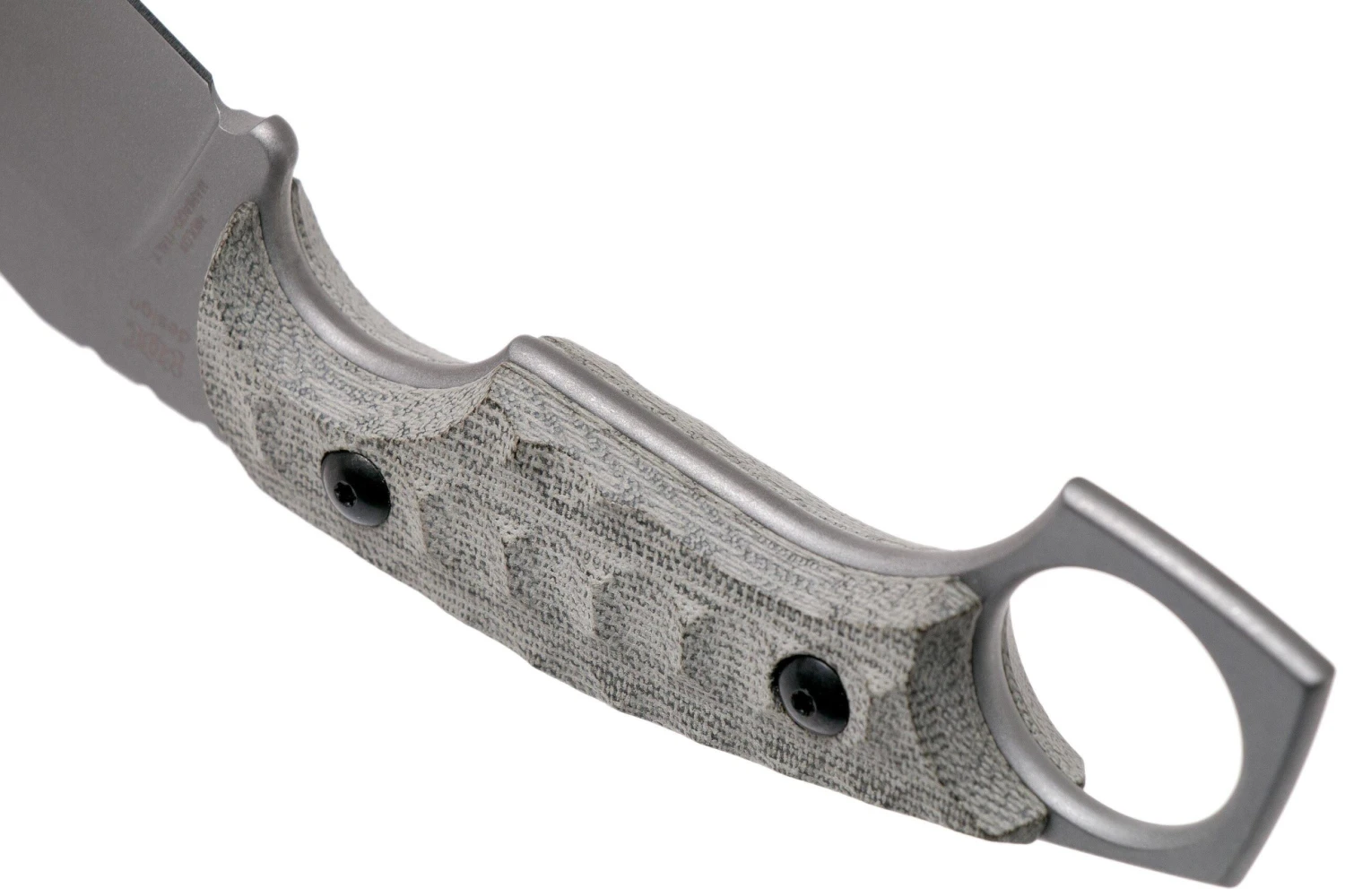 Fox Knives Monkey Thumper FX-633MOD OD Green Canvas Micarta Cuchillo Fijo, Ken Vehikite Design 6 Fox Knives Monkey Thumper FX-633MOD OD Green Canvas Micarta Cuchillo Fijo, Ken Vehikite Design - Image 4