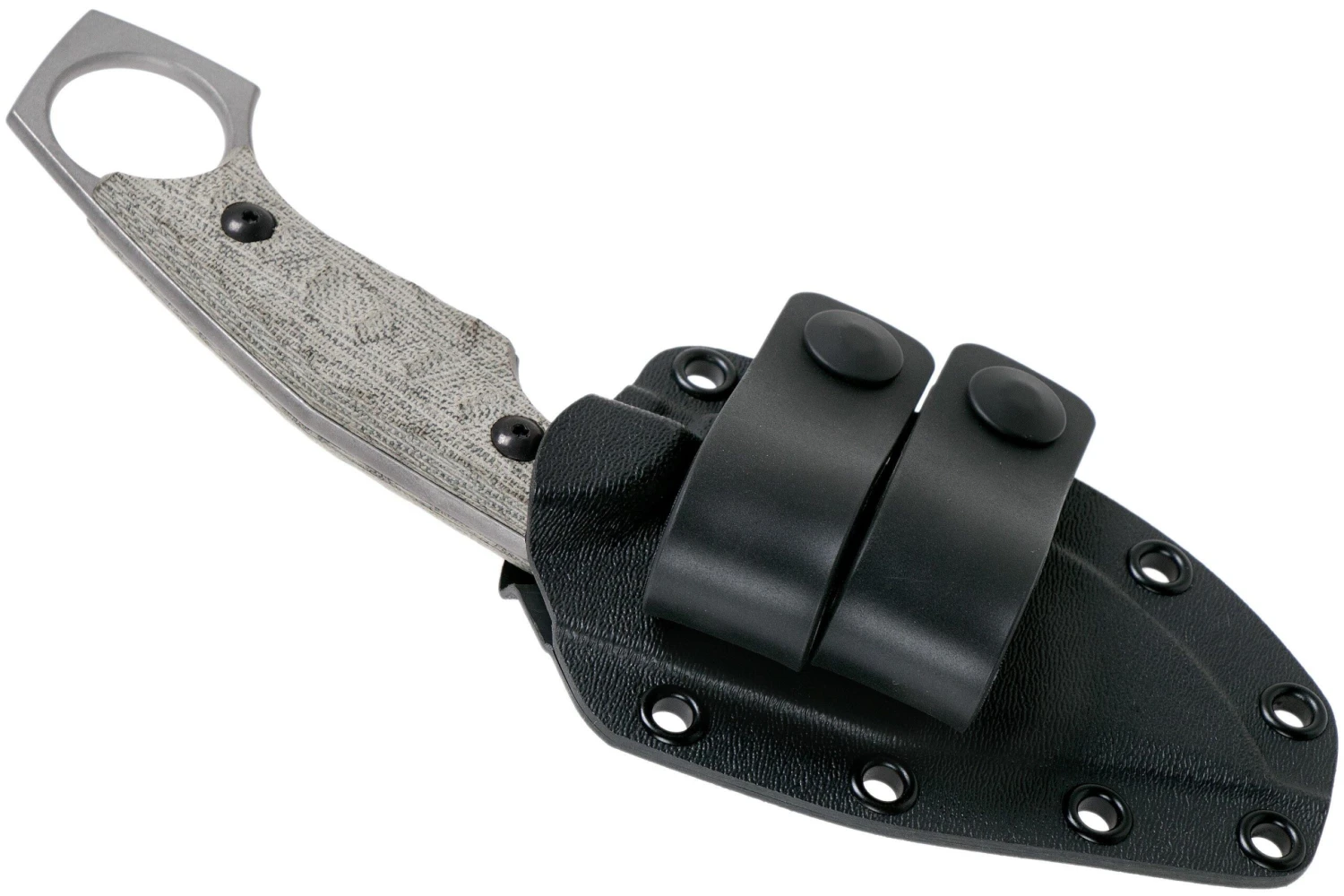 Fox Knives Monkey Thumper FX-633MOD OD Green Canvas Micarta Cuchillo Fijo, Ken Vehikite Design 9 Fox Knives Monkey Thumper FX-633MOD OD Green Canvas Micarta Cuchillo Fijo, Ken Vehikite Design - Image 7