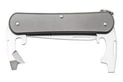 FOX Vulpis FX-VP130-3TI, M390, Sandblasted Titanium, Navaja -Navaja Tienda FOFX VP130 3TI 04 fox