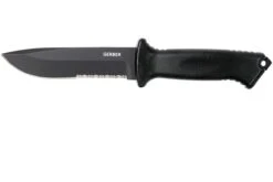 Gerber Prodigy Fixed Blade Black Serrated 22-01121 Cuchillo Fijo