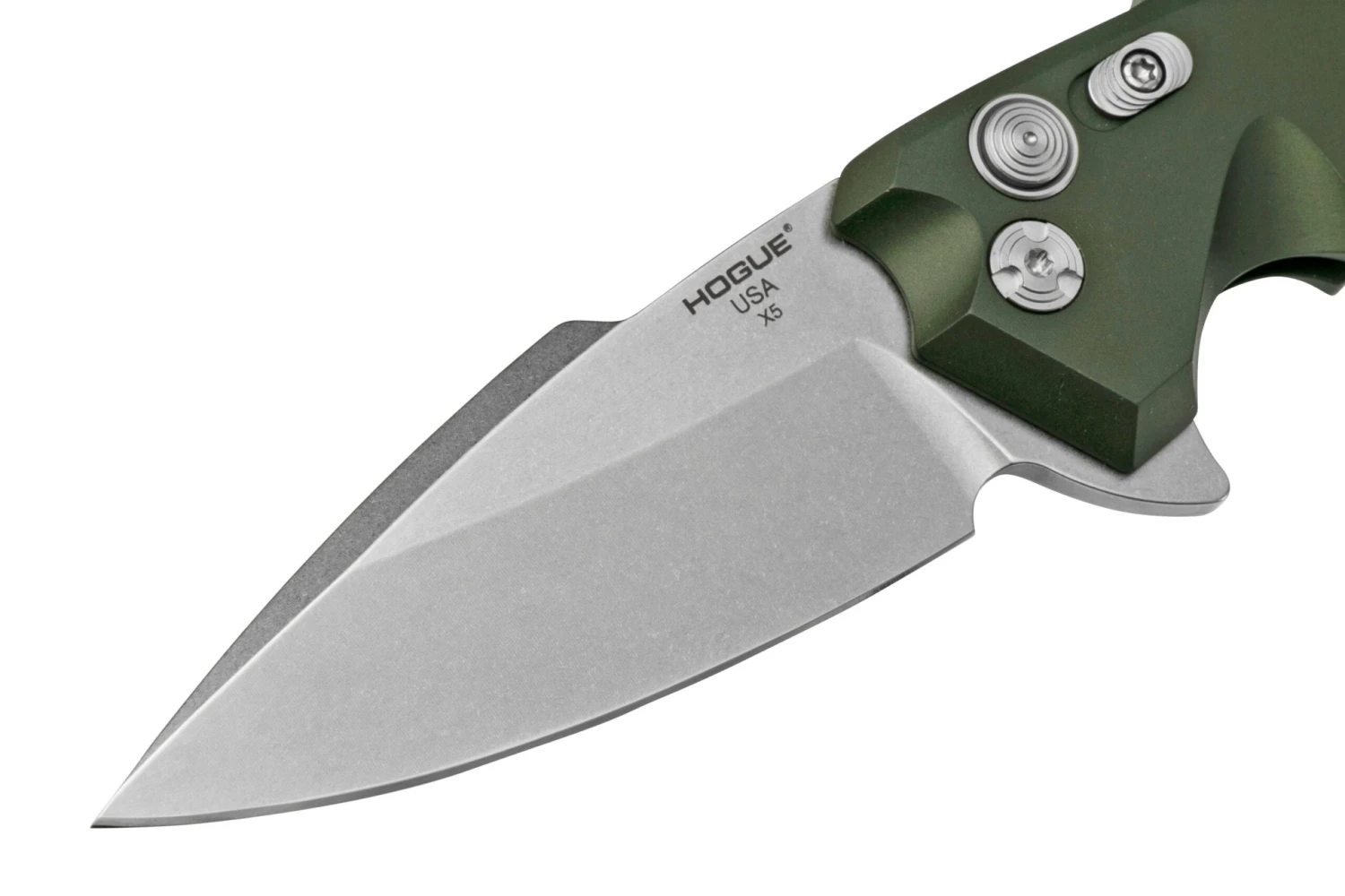 Hogue X5 3.5" Spearpoint 34571 OD Green Navaja, Allen Elishewitz Diseño 5 Hogue X5 3.5" Spearpoint 34571 OD Green Navaja, Allen Elishewitz Diseño - Image 3