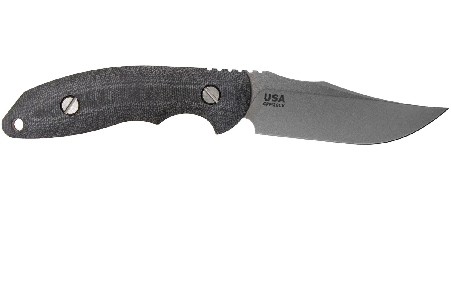 Rick Hinderer The Emmett, CPM 20CV, Black Micarta Cuchillo De Caza 4 Rick Hinderer The Emmett, CPM 20CV, Black Micarta Cuchillo De Caza - Image 2