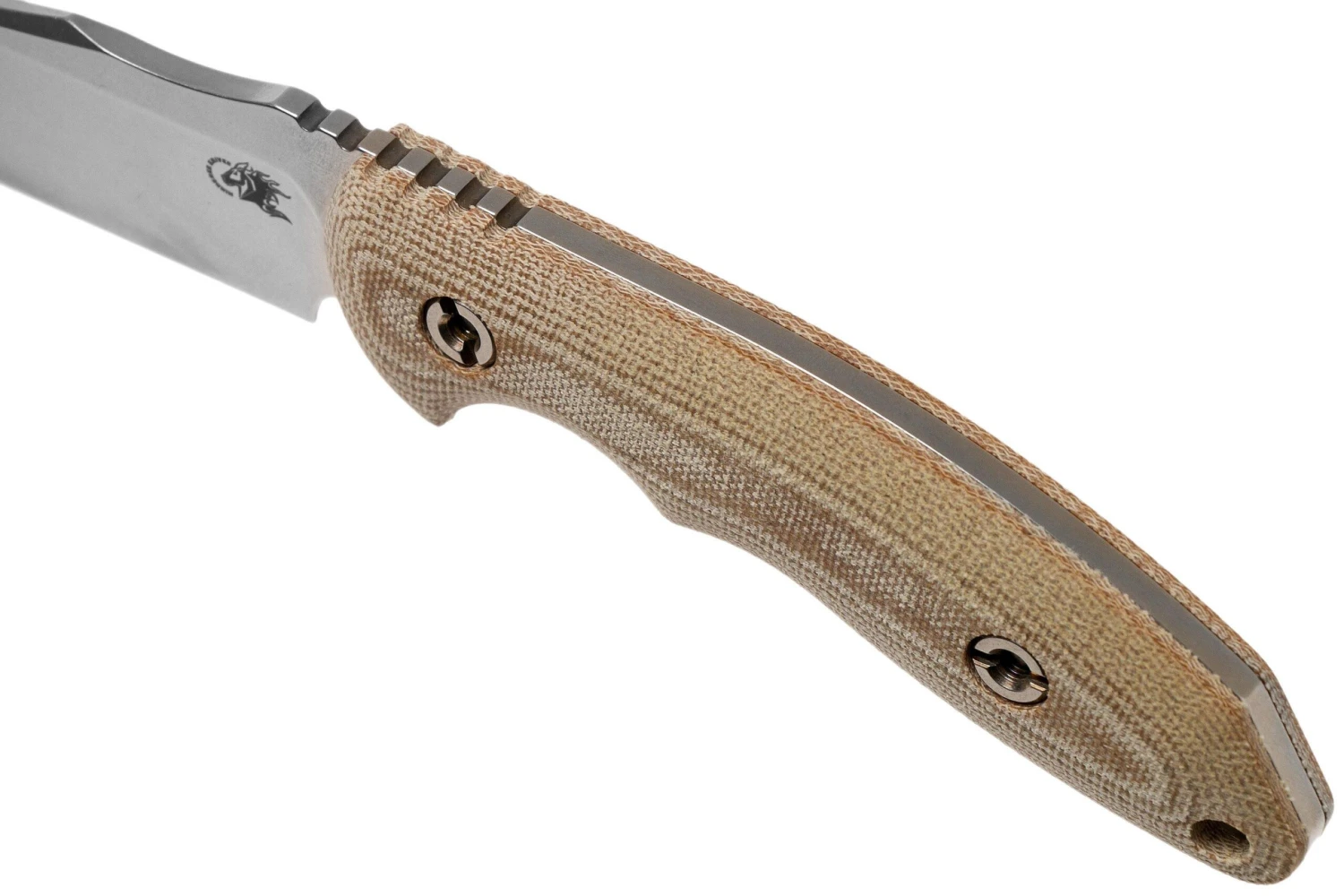 Rick Hinderer The Emmett, CPM 20CV, Natural Micarta Cuchillo De Caza 7 Rick Hinderer The Emmett, CPM 20CV, Natural Micarta Cuchillo De Caza - Image 5