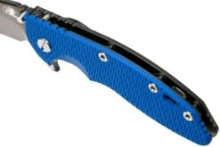 Rick Hinderer XM18 3,5” Skinny Slicer Black DLC, Blue G10 -Navaja Tienda HRK XM18 35BL SSL BL 07 rick hinderer