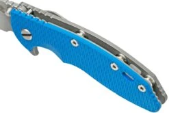 Rick Hinderer XM-18 3.5" Spanto S45VN Working Finish, Blue G10, CPM S45VN Navaja -Navaja Tienda HRK XM1835S45 WFBL 08 rickhinderer