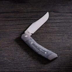 Jack Wolf Cyborg Jack CYBO-01-BLK Black Canvas Micarta, Navaja Slipjoint 7 Jack Wolf Cyborg Jack CYBO-01-BLK Black Canvas Micarta, Navaja Slipjoint -Navaja Tienda JW CYBO 01 BLK 03 jackwolf