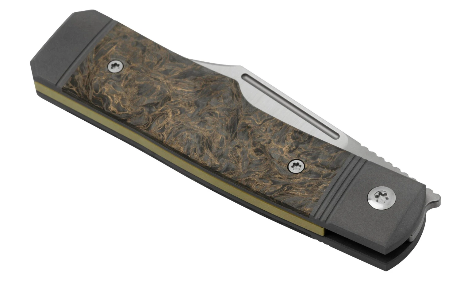 Jack Wolf Gunslinger Jack GUNS-01-FCDMG Fat Carbon Dark Matter Gold, Navaja 8 Jack Wolf Gunslinger Jack GUNS-01-FCDMG Fat Carbon Dark Matter Gold, Navaja - Image 6