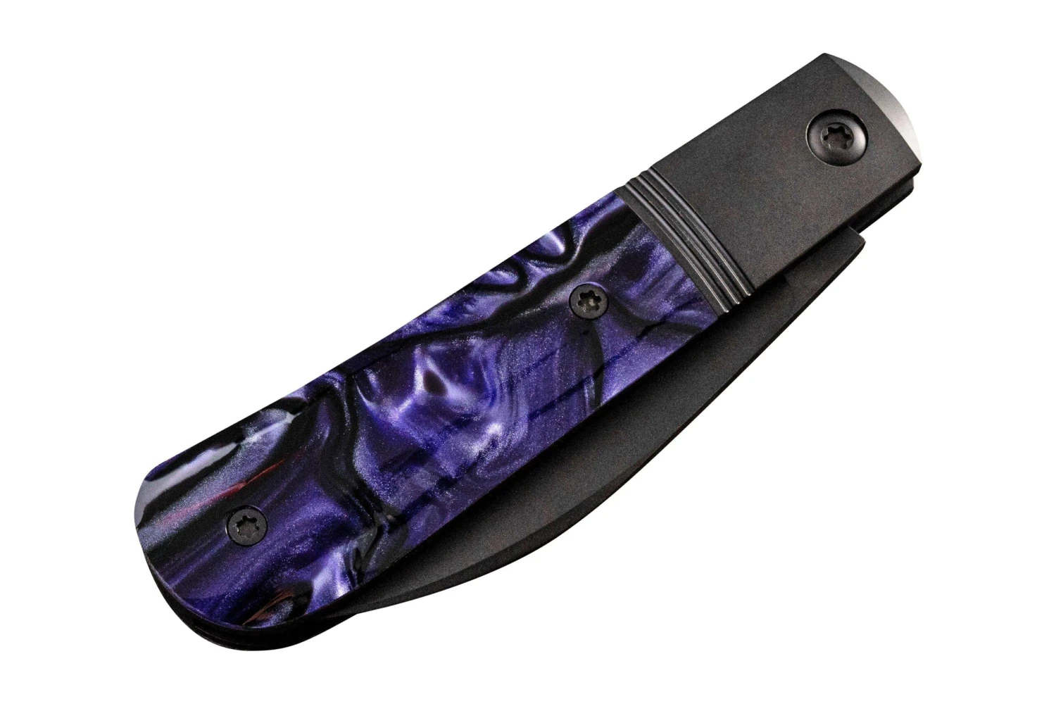 Jack Wolf Laid Back Jack LAIDB-02-KIR-PUR Kirinite Purple Wave, Slipjoint Navaja 6 Jack Wolf Laid Back Jack LAIDB-02-KIR-PUR Kirinite Purple Wave, Slipjoint Navaja - Image 4
