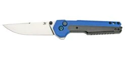 Kansept EDC Tac K2009A6 Blackwashed CPM-S35VN, Blue G10 Navaja, Diseño Mikkel Willumsen