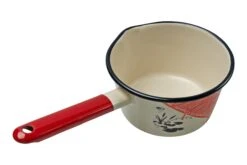 Knivesandtools Enamel Saucepan E-SP14-01, 14 Cm, Cacerola Esmaltada -Navaja Tienda KT E SP14 01 03 kato
