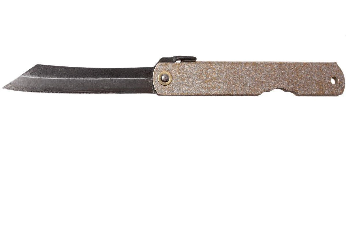 Higonokami Navaja 7,4 Cm KT-HIGO-SPE1, SK-acero Al Carbono, Silver/gold 3 Higonokami Navaja 7,4 Cm KT-HIGO-SPE1, SK-acero Al Carbono, Silver/gold