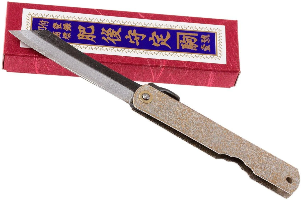 Higonokami Navaja 7,4 Cm KT-HIGO-SPE1, SK-acero Al Carbono, Silver/gold 11 Higonokami Navaja 7,4 Cm KT-HIGO-SPE1, SK-acero Al Carbono, Silver/gold - Image 9