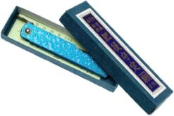 Higonokami Navaja 7,3 Cm HIGO28, Blue Paper Steel, Azul -Navaja Tienda KT HIGO28 08 higonokami kt higo28 08