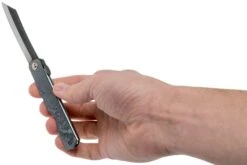 Higonokami Navaja 7,3 Cm HIGOC3B, Blue Paper Steel, Grey Black Glitter 16 Higonokami Navaja 7,3 Cm HIGOC3B, Blue Paper Steel, Grey Black Glitter -Navaja Tienda KT HIGOC3B 07 higonokami