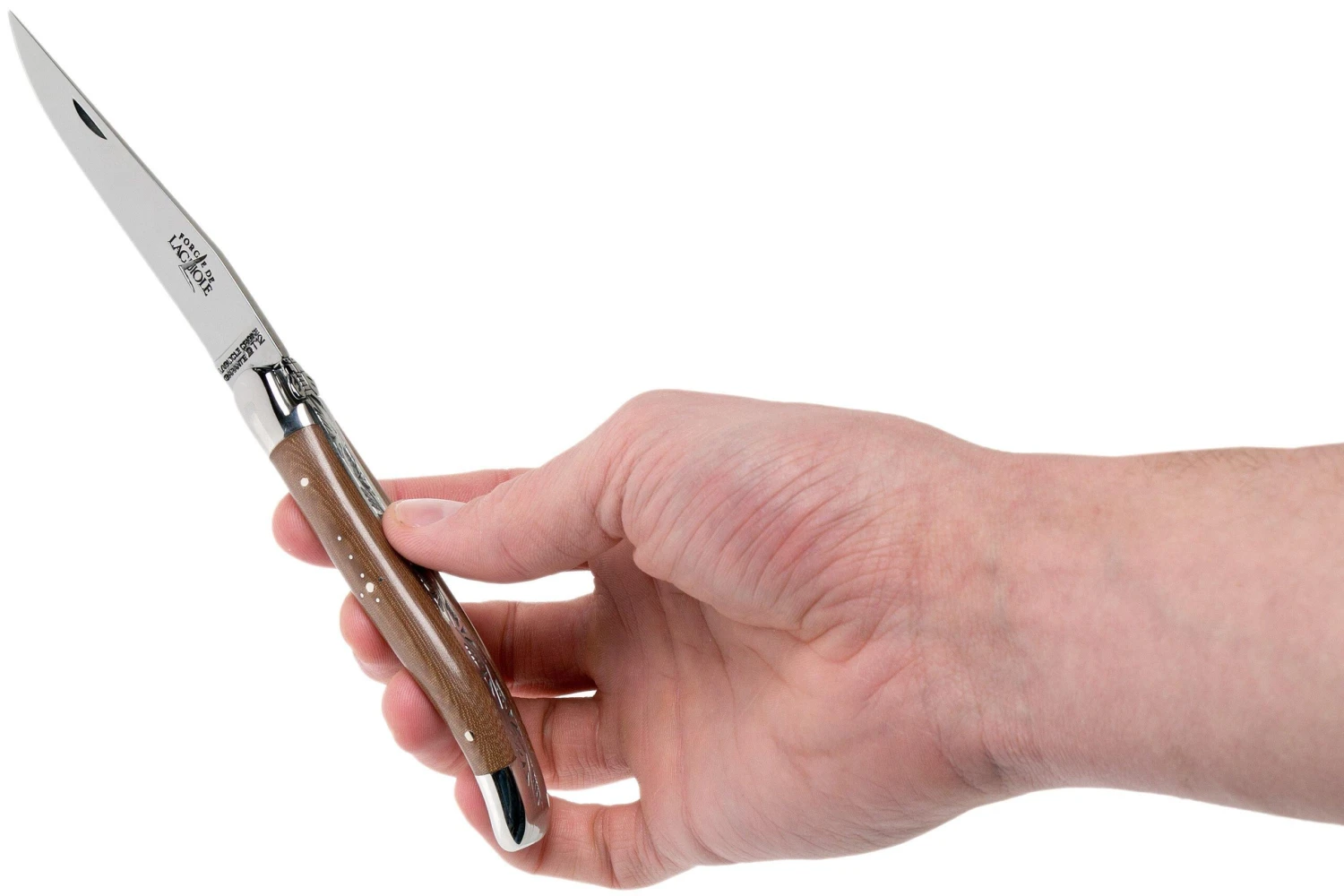 Forge Laguiole 1211INTCCHOB 11cm, Micarta, Navaja Laguiole Marrón Chocolate 9 Forge Laguiole 1211INTCCHOB 11cm, Micarta, Navaja Laguiole Marrón Chocolate - Image 7