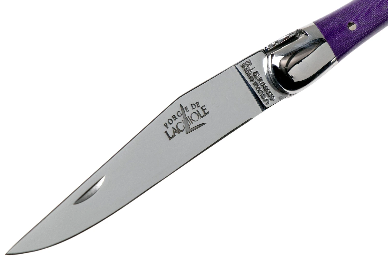 Forge Laguiole 129INTCVIOBRI 9cm, Violet Micarta, Navaja Laguiole 5 Forge Laguiole 129INTCVIOBRI 9cm, Violet Micarta, Navaja Laguiole - Image 3