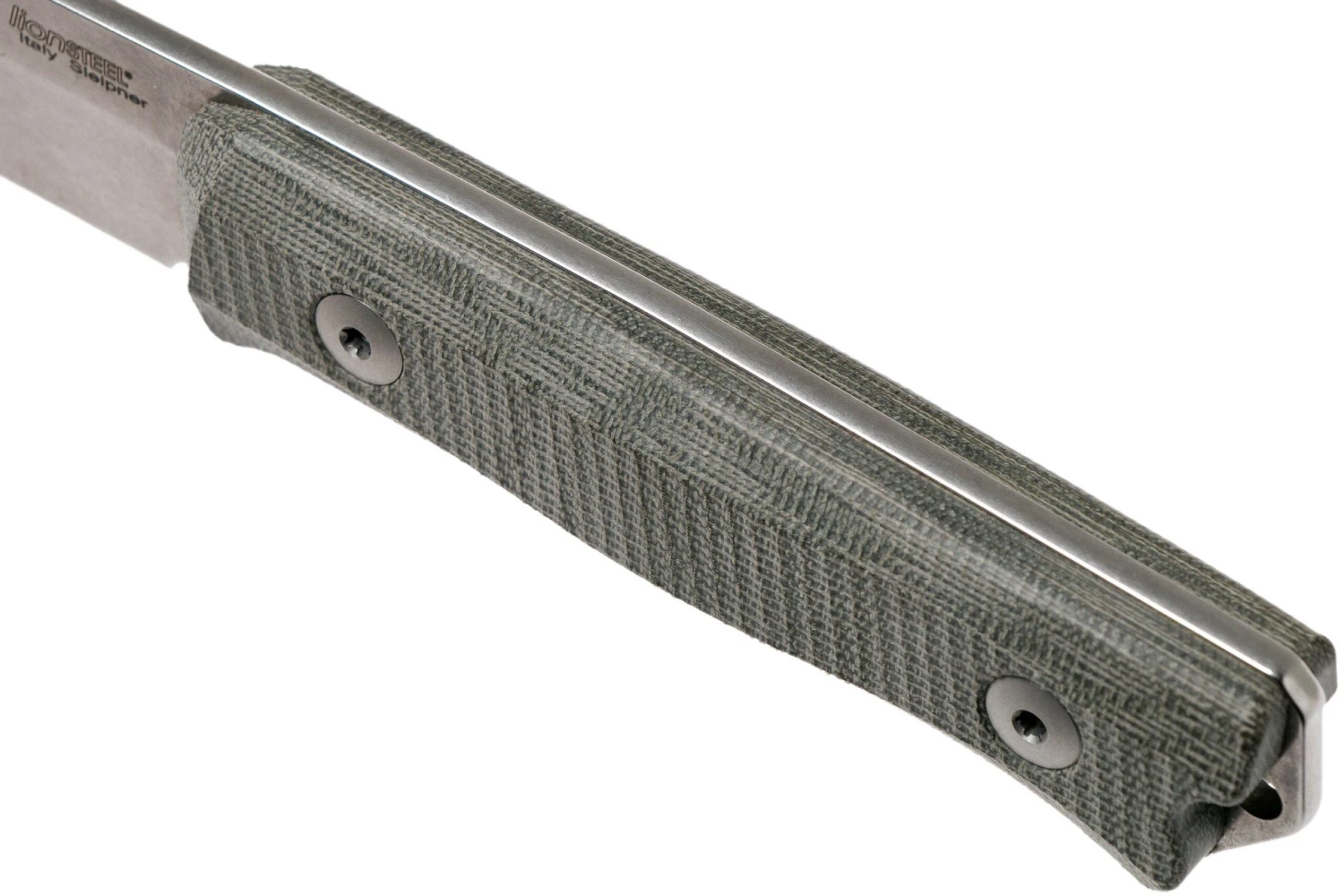 LionSteel B40 Green Canvas Micarta B40-CVG Cuchillo De Bushcraft 7 LionSteel B40 Green Canvas Micarta B40-CVG Cuchillo De Bushcraft - Image 5